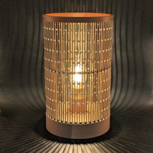 Lampe bois découpé laser